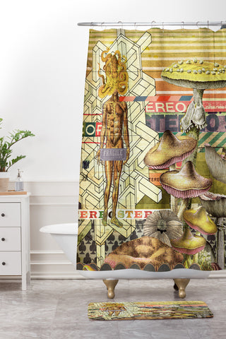 MIK Drama Queen Deuce Shower Curtain And Mat