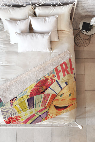 MIK Frank Fleece Throw Blanket