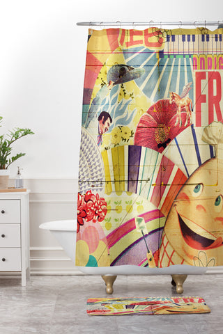 MIK Frank Shower Curtain And Mat