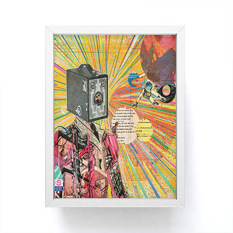 MIK Gas Man Framed Mini Art Print