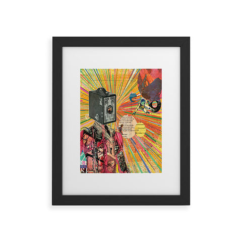 MIK Gas Man Framed Art Print