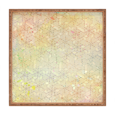 MIK Geometric Perspective Square Tray