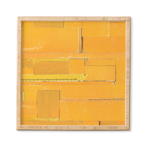 MIK Golden Collage Framed Wall Art