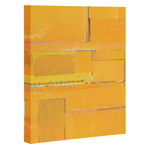 MIK Golden Collage Art Canvas