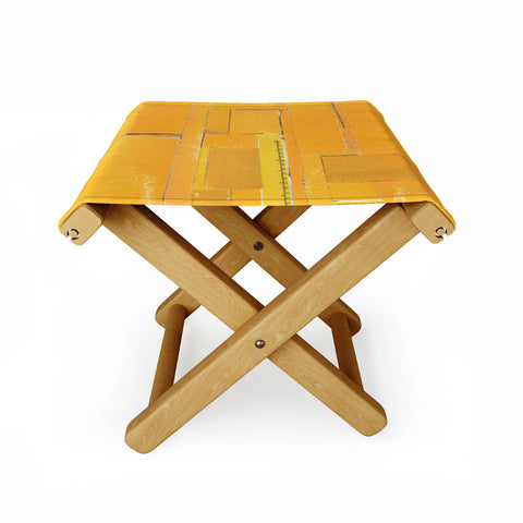 MIK Golden Collage Folding Stool