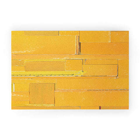 MIK Golden Collage Welcome Mat