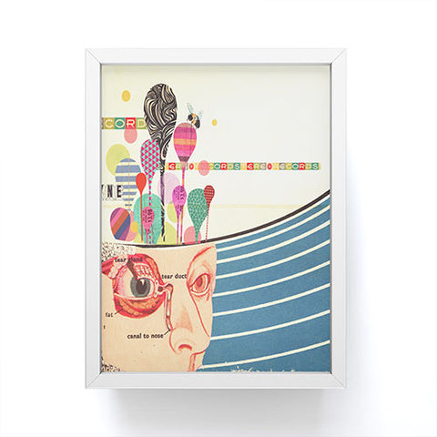 MIK Open Minded Framed Mini Art Print