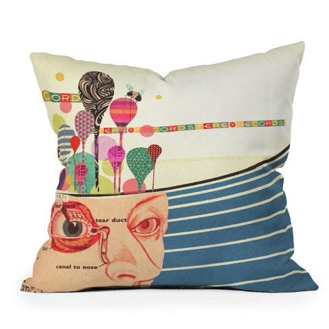 MIK Open Minded Throw Pillow