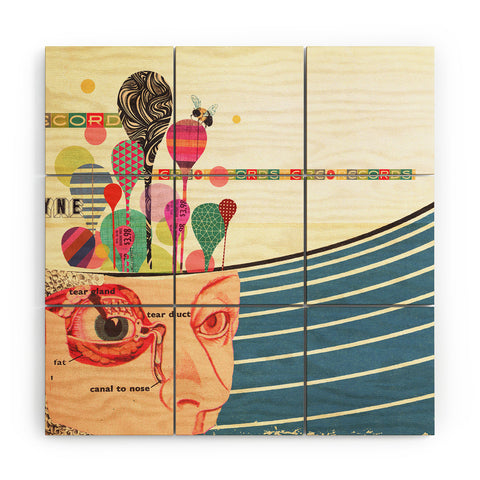 MIK Open Minded Wood Wall Mural