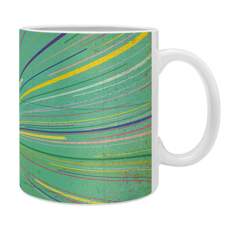 MIK Rays Blue Coffee Mug
