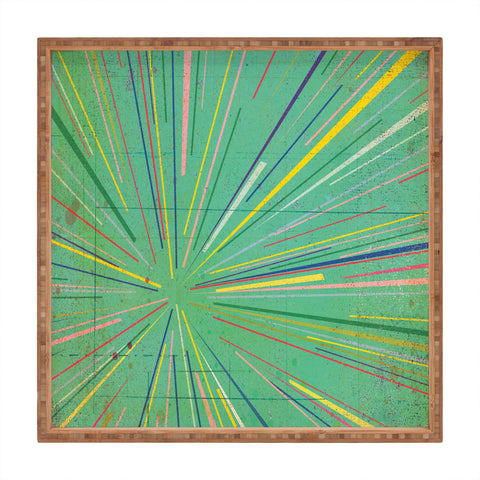 MIK Rays Blue Square Tray