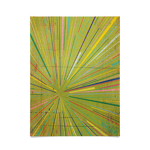 MIK Rays Green Poster