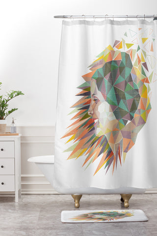 MIK Roberta Shower Curtain And Mat