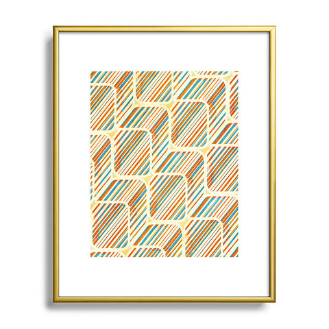 MIK Ticket To Freedom Metal Framed Art Print