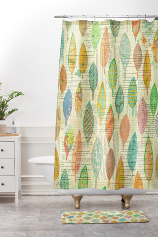 MIK Well Read Shower Curtain And Mat