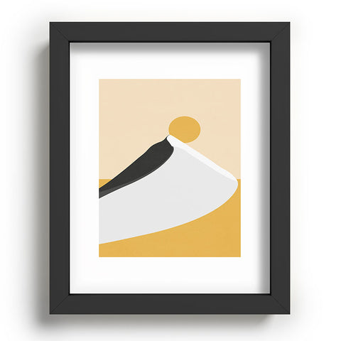 Mile High Studio Abstract Dune Golden Desert Recessed Framing Rectangle