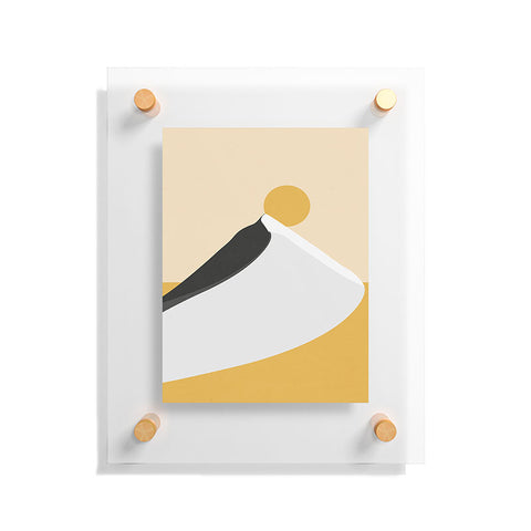 Mile High Studio Abstract Dune Golden Desert Floating Acrylic Print