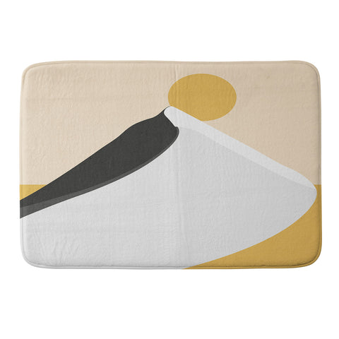Mile High Studio Abstract Dune Golden Desert Memory Foam Bath Mat