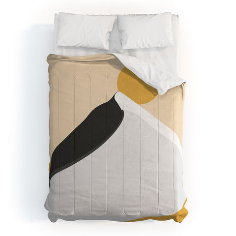 Mile High Studio Abstract Dune Golden Desert Comforter