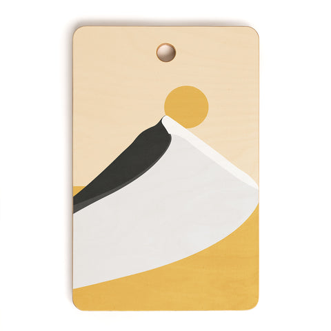 Mile High Studio Abstract Dune Golden Desert Cutting Board Rectangle