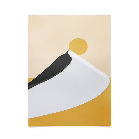 Mile High Studio Abstract Dune Golden Desert Poster