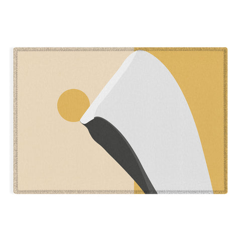 Mile High Studio Abstract Dune Golden Desert Outdoor Rug