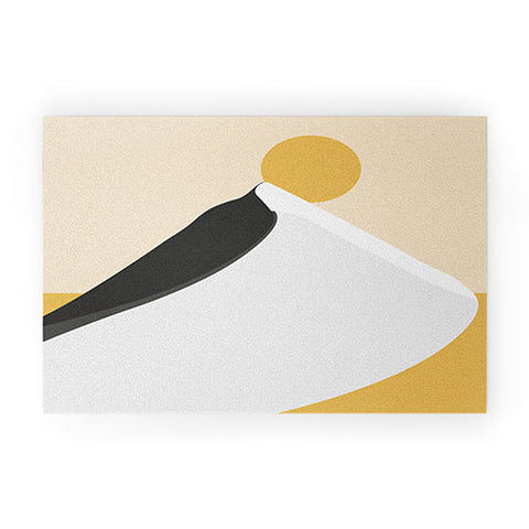 Mile High Studio Abstract Dune Golden Desert Welcome Mat