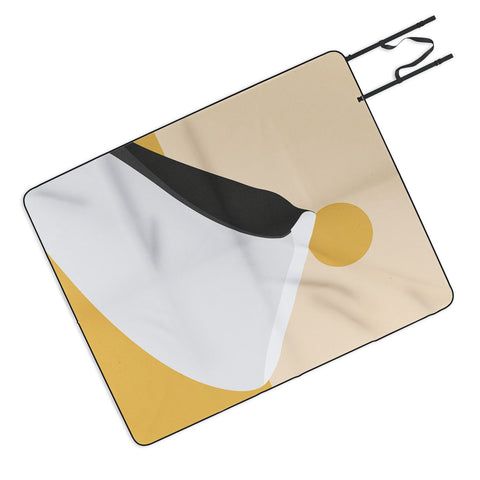 Mile High Studio Abstract Dune Golden Desert Outdoor Blanket
