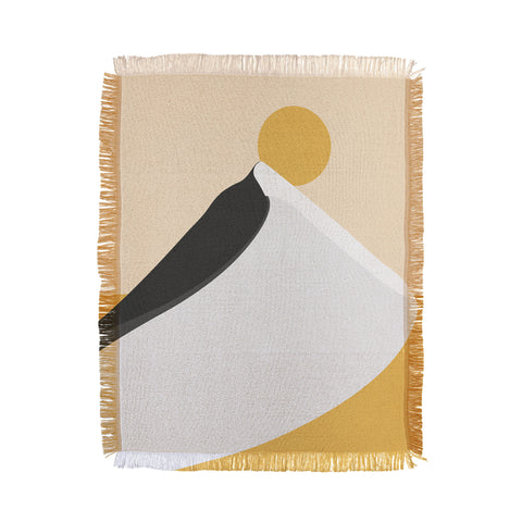 Mile High Studio Abstract Dune Golden Desert Throw Blanket