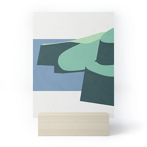 Mile High Studio Color and Shape Cliffs of Moher Mini Art Print