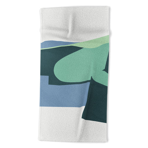 Mile High Studio Color and Shape Cliffs of Moher Beach Towel