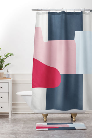 Mile High Studio Color and Shape Copenhagen Denmark Shower Curtain And Mat