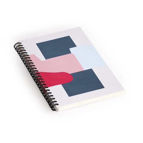 Mile High Studio Color and Shape Copenhagen Denmark Spiral Notebook
