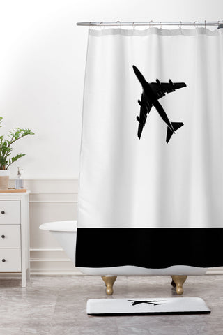 Mile High Studio Fly Pop Minimalism Shower Curtain And Mat