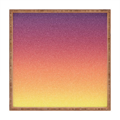 Mile High Studio Frozen Ombre Silent Sunrise Square Tray