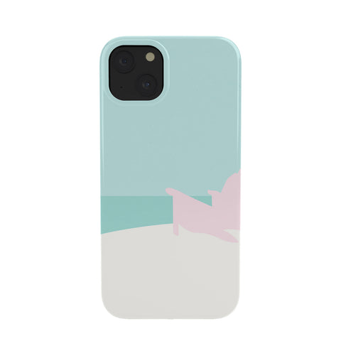 Mile High Studio Minimal Beach Chair Turquoise Phone Case
