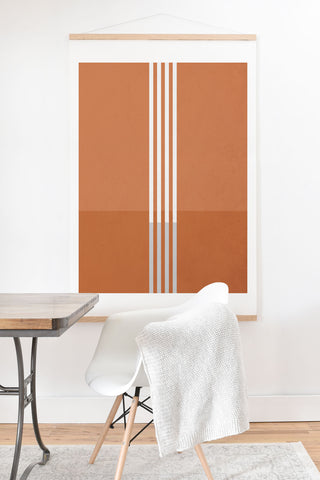 Mile High Studio Portals The Slot Rust Art Print And Hanger