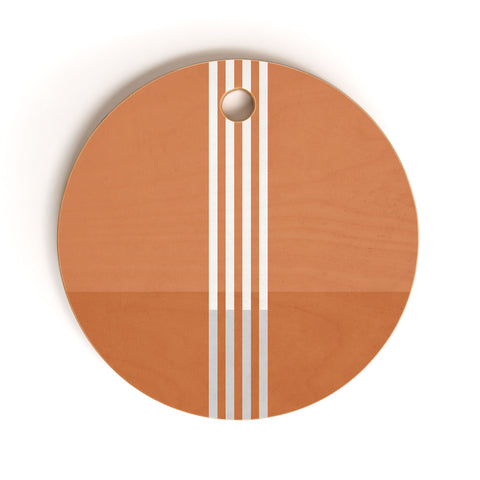 Mile High Studio Portals The Slot Rust Cutting Board Round