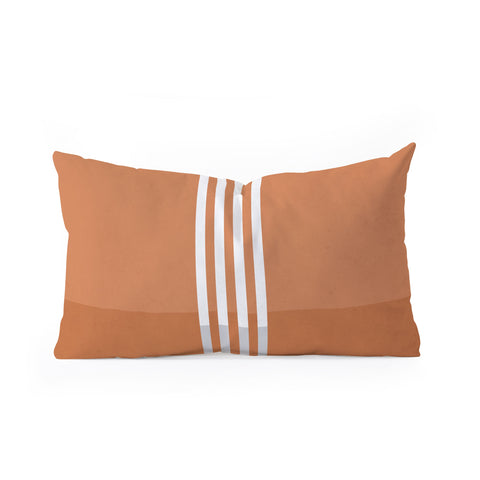 Mile High Studio Portals The Slot Rust Oblong Throw Pillow