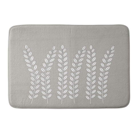 Mile High Studio Simply Folk Olive Branches Memory Foam Bath Mat