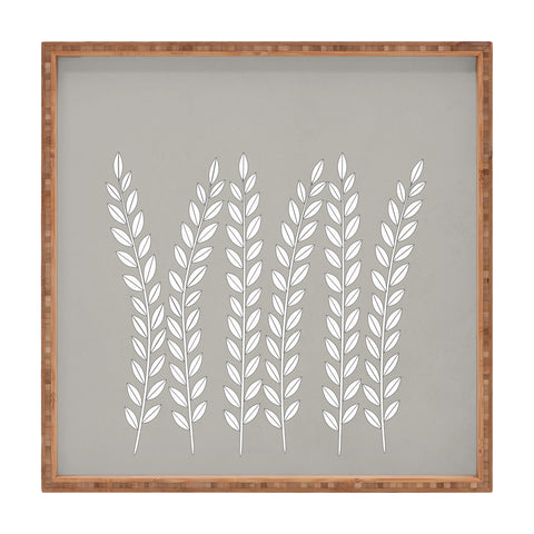 Mile High Studio Simply Folk Olive Branches Square Tray