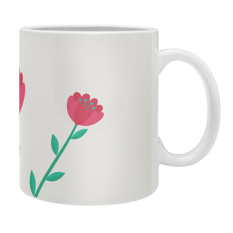 Mile High Studio Simply Folk Red Poppies Coffee Mug
