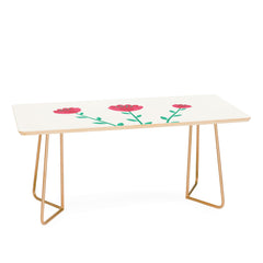 Mile High Studio Simply Folk Red Poppies Coffee Table