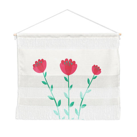 Mile High Studio Simply Folk Red Poppies Wall Hanging Landscape