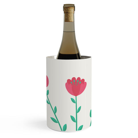 Mile High Studio Simply Folk Red Poppies Wine Chiller