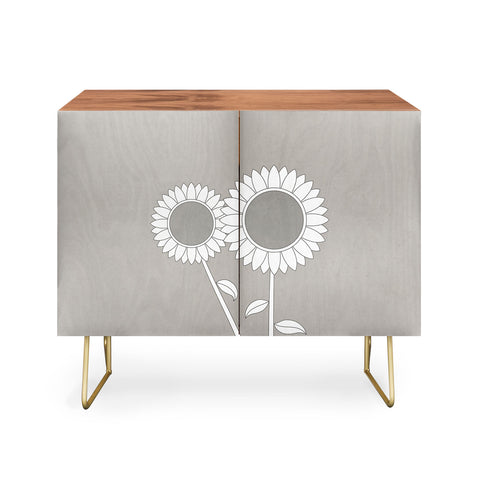 Mile High Studio Simply Folk Sunflowers Credenza