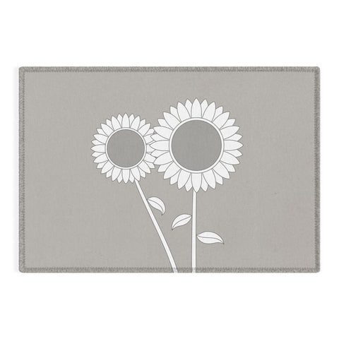 Mile High Studio Simply Folk Sunflowers Outdoor Rug