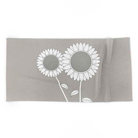 Mile High Studio Simply Folk Sunflowers Beach Towel