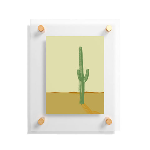 Mile High Studio The Lonely Cactus Summer Floating Acrylic Print