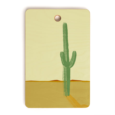 Mile High Studio The Lonely Cactus Summer Cutting Board Rectangle